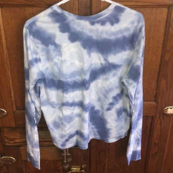 Hollister Blue/White Tyedye Longsleeve - Picture 4 of 5